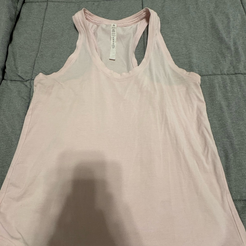 Lululemon Athletica Light Pink Tank Top